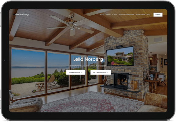 Real estate web design services in Seattle