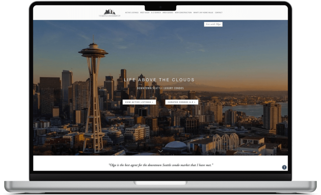 Seattle real estate idx mls web design