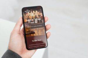 seattle restaurant bar website design